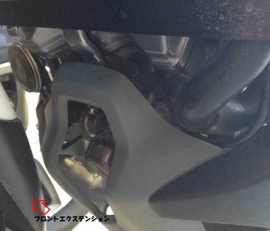 フェンダーエクステンダーフロント周り